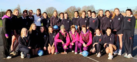 St Peters Girls play with the Yorkshire Jets